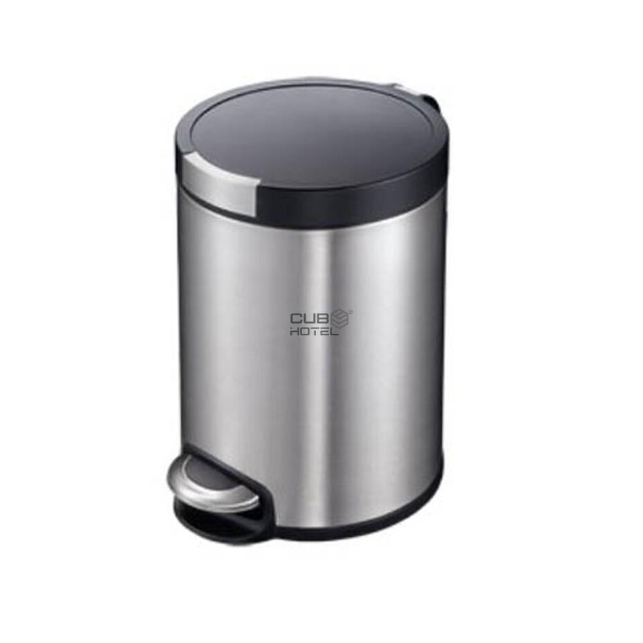 Balde Clásico Acero inoxidable 5L Silencioso Anti-Dedos